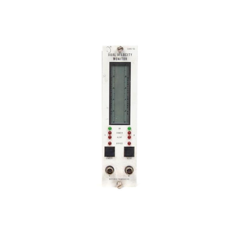 Bently Nevada 3300/55-01-04-02-02-01-00-06-00 Dual Velocity Monitor