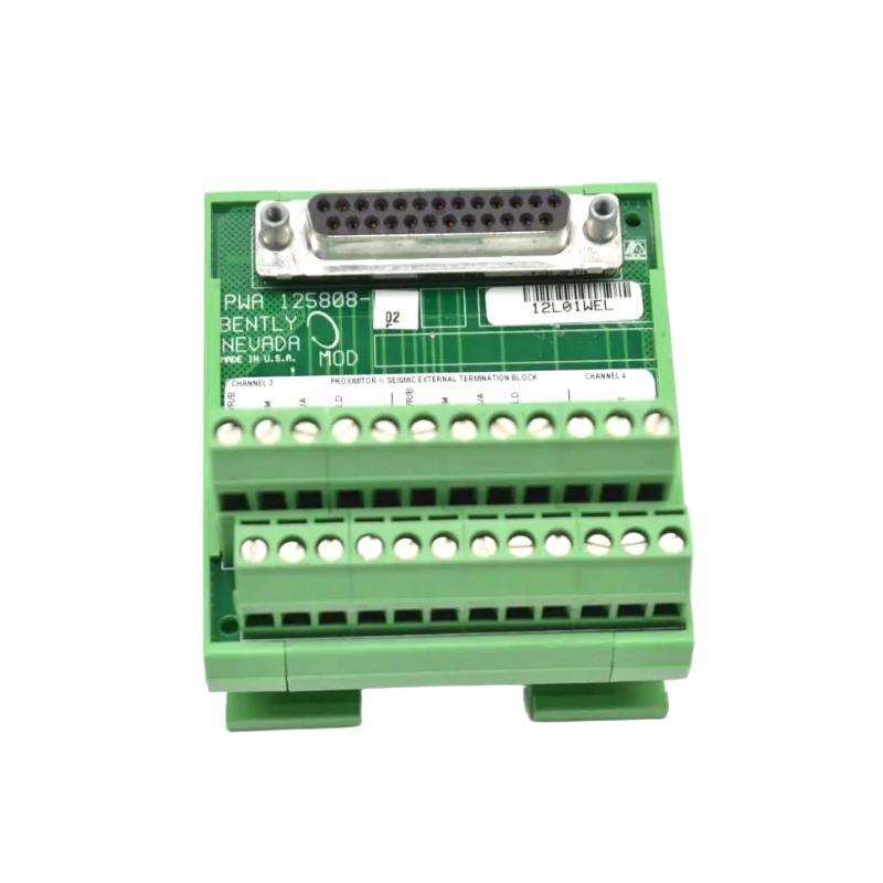 Bently Nevada 3500/42M 125808-02 Proximitor Seismic External Block Terminal