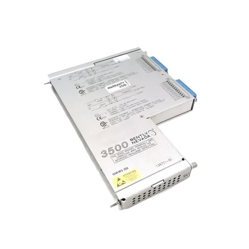Bently Nevada 3500/60 136711-01 I/O Module with Internal Barriers and Internal Terminations
