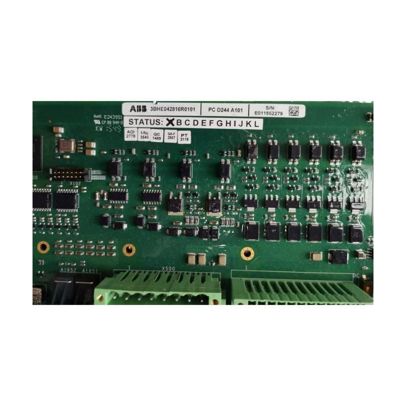ABB PC D244 A101 3BHE042816R0101 Excitation Controller Module