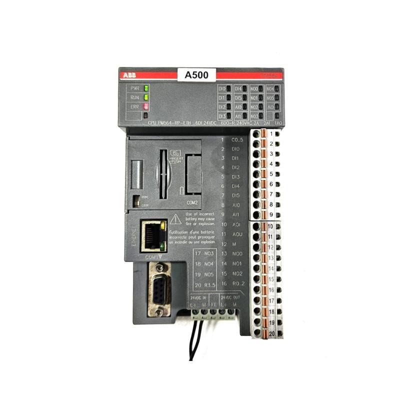 ABB PM564-RP-ETH 1SAP121000R0071 AC500 Programmable Logic Controller (PLC)