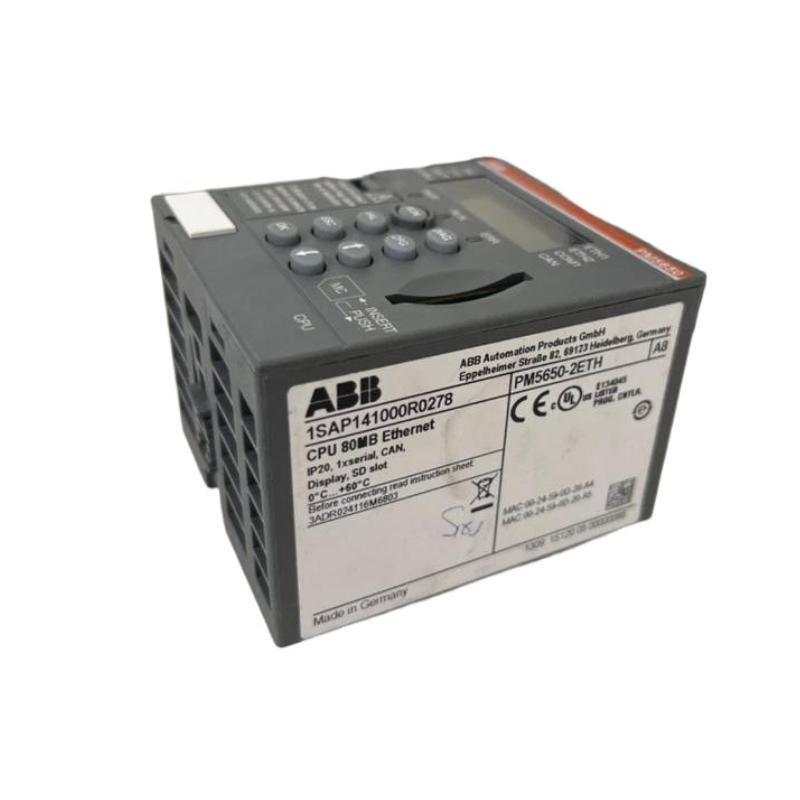 ABB PM5650-2ETH 1SAP141000R0278 CPU Programmable Logic Controller