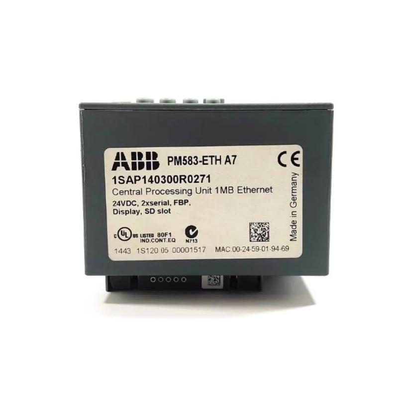 ABB PM583-ETH 1SAP140300R0271 CPU Programmable Logic Controller