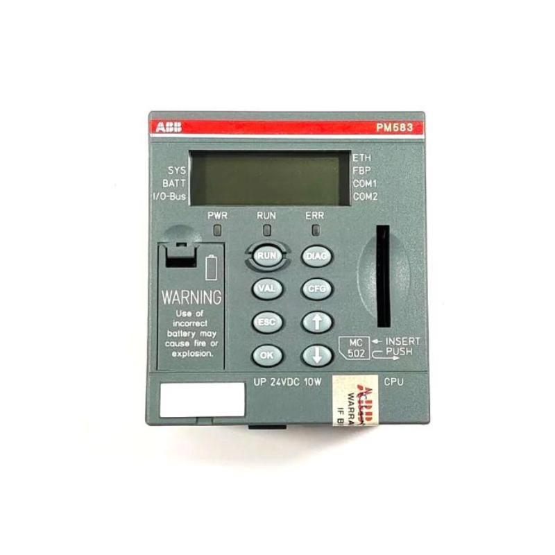 ABB PM583-ETH 1SAP140300R0271 CPU Programmable Logic Controller