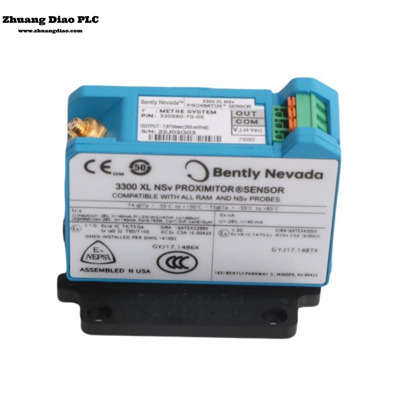 Bently nevada NSv Proximitor Sensor 330980-70-00